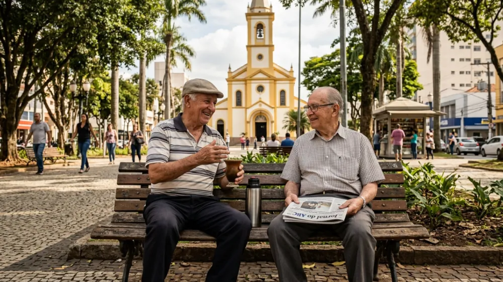Aposentados após os 60 vivem bem aqui: a cidade líder em longevidade e qualidade de vida para quem busca tranquilidade e bem-estar
