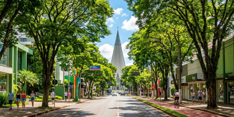 Com 400 mil árvores e 100% de saneamento, essa cidade foi eleita “Árvore do Mundo” pela ONU e abriga a catedral mais alta da América Latina.