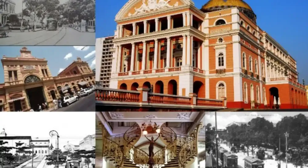 Como o ciclo da borracha uniu engenharia europeia e riqueza efêmera para transformar Manaus e Belém em capitais globais do luxo tropical
