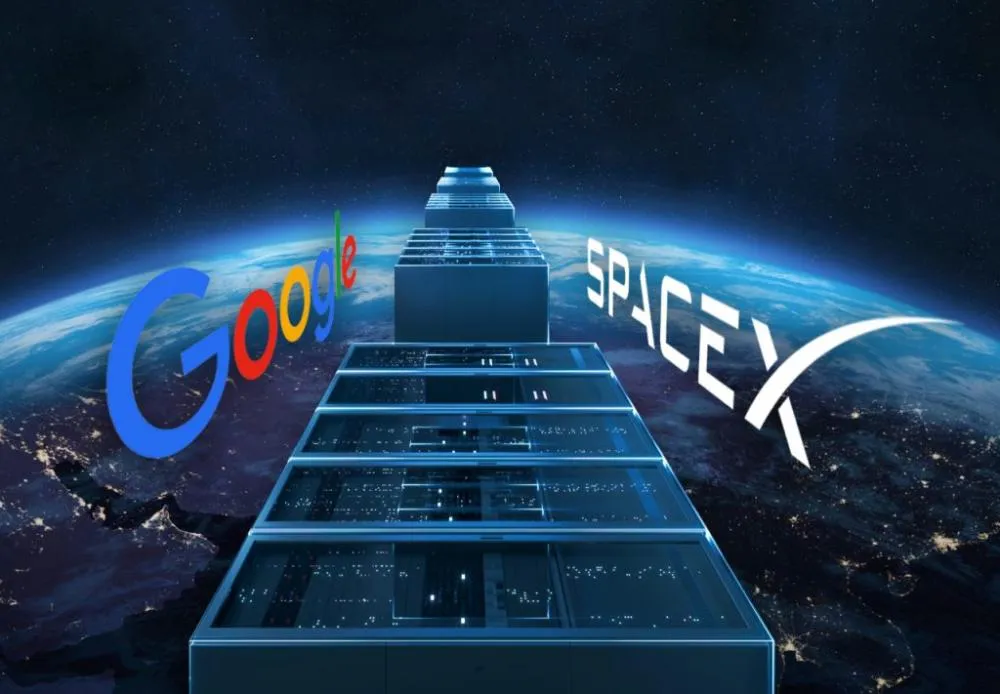 SpaceX e Google estão em negociações para lançar data centers no espaço