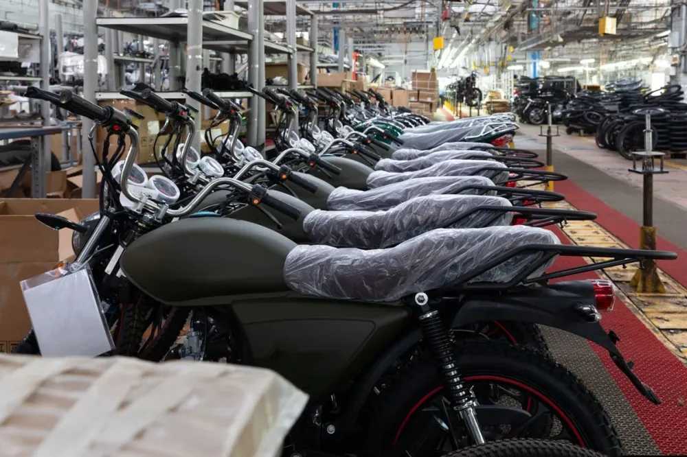 Produção de motocicletas alcança 561 mil unidades e registra segundo melhor trimestre da história